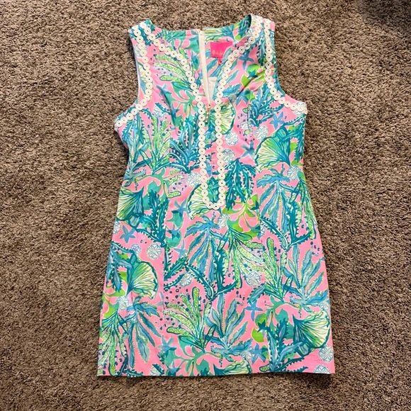 Lilly Pulitzer Dresses & Skirts - Lilly Pulitzer Delila Mandavilla Hip Nautic Shift Dress 12